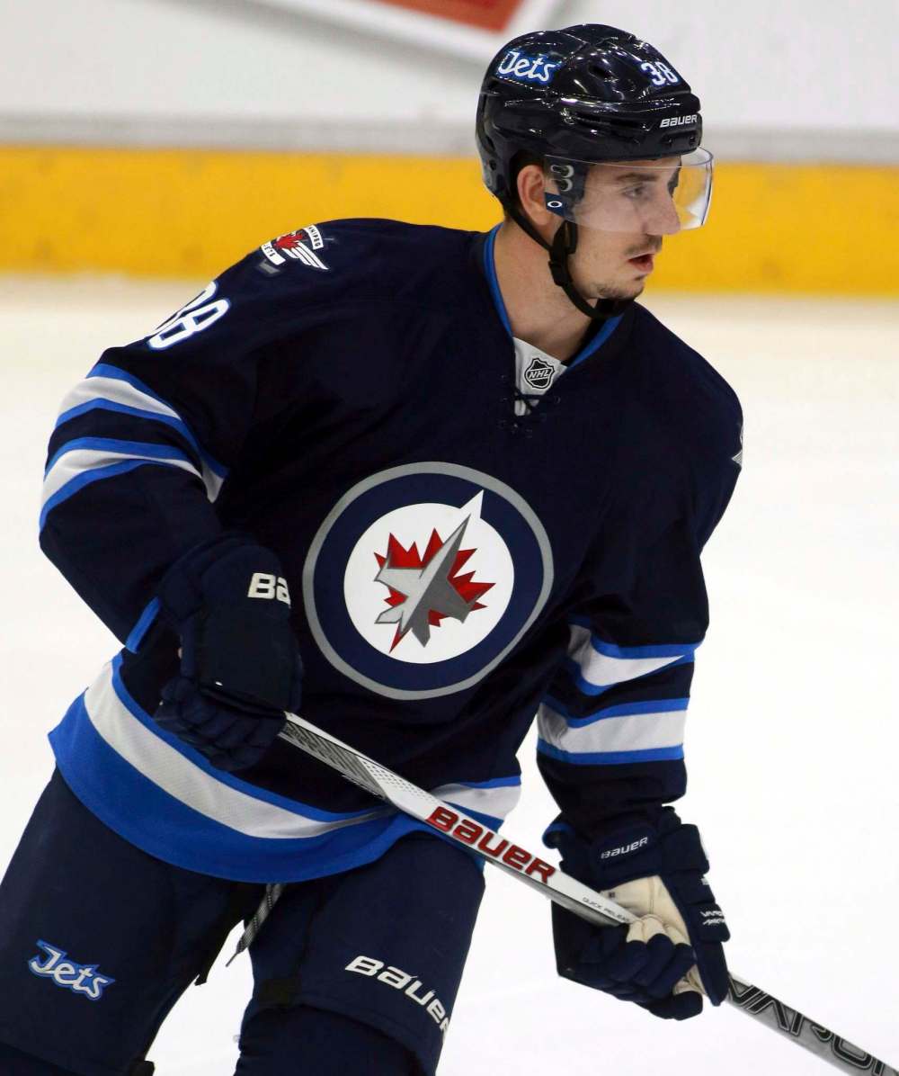 JEFF BASSETT / THE CANADIAN PRESS FILES
Nic Petan will be in the lineup Friday when the Jets take on Chicago.