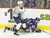 REUTERS
Andy Clark / Reuters Archives
Vancouver�s Alex Burrows, who�s been known to take a dive from time to time, flops to the ice next to Nashville�s Dan Hamhuis back in 2010. The NHL is considering cracking down on embellished plays, which have been on the rise in recent years.