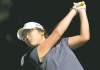 CP
Fifteen-year-old Lydia Ko of New Zealand watches her tee shot on the fifth hole Saturday.