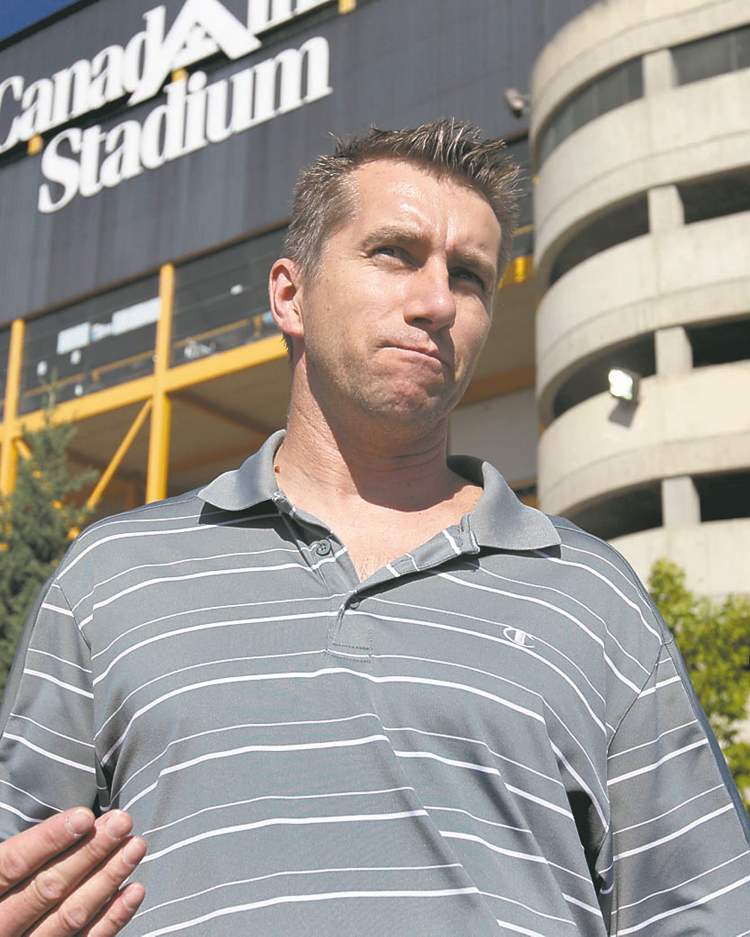 PHOTOS BY Ruth Bonneville / Winnipeg Free Press
Self-described ex-Blue fan Rick Unrau says the constant change hurt.