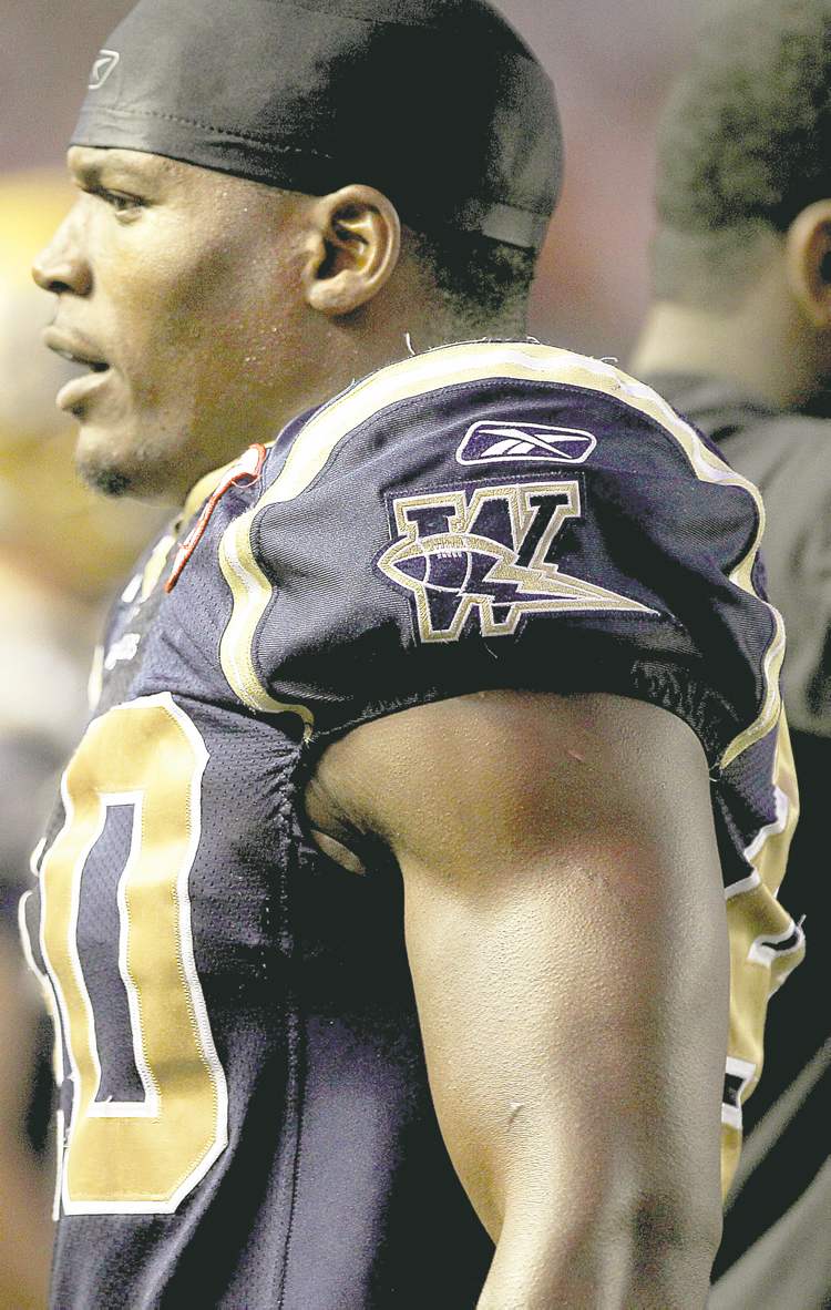 Odell Willis back in his Bombers days: the current Roughrider isn't shy about pontificating on the reasons for the Bombers' collapse.