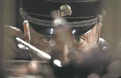 MIKE ORASMAA
Udo Kier as Wolfgang Kortzfleisch in a scene from the preposterous Iron Sky.