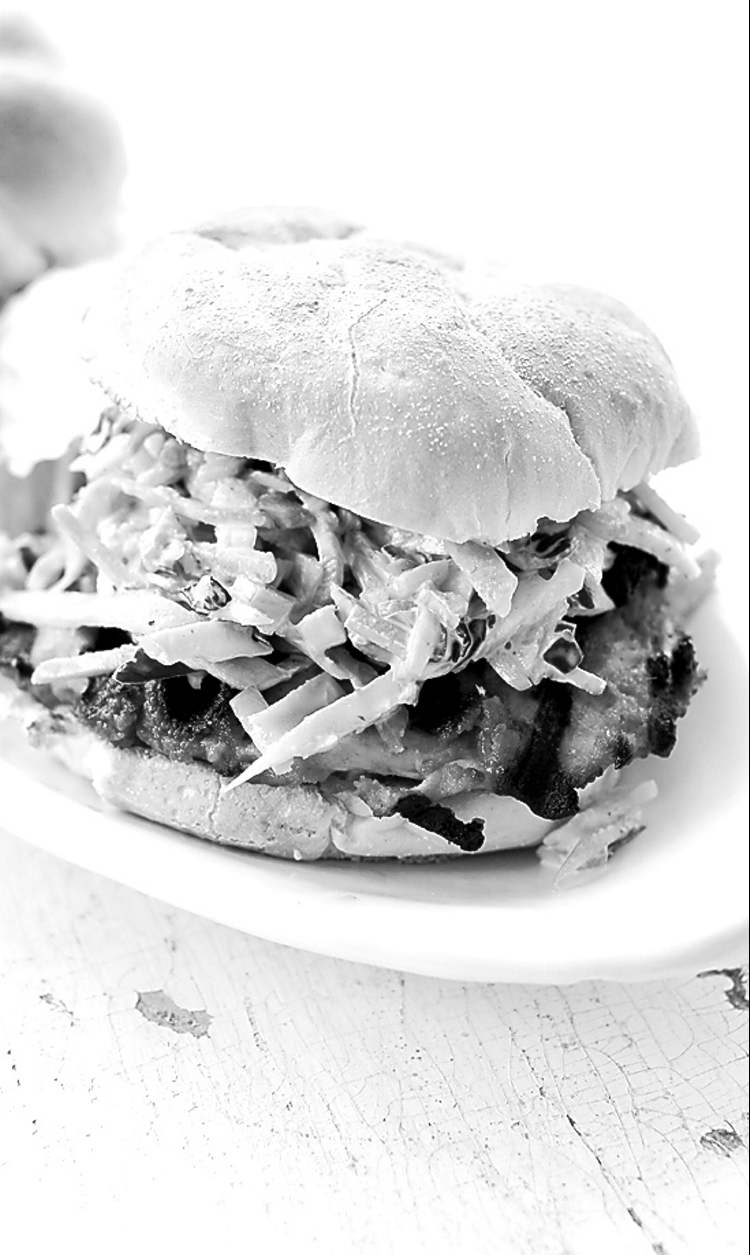 Matthew Mead / The Associated Press
Thai Peanut Barbecue Turkey Cutlet Burger,