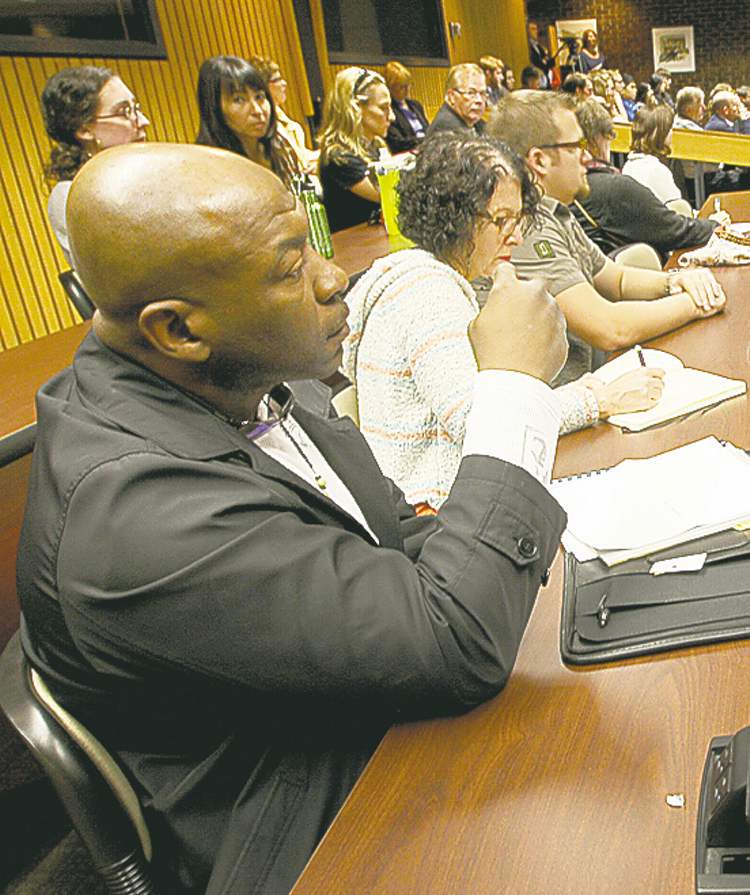 JOE BRYKSA / WINNIPEG FREE PRESS
Alex Chapman attends a U of M forum.