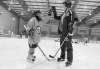 Winnipeg Free Press
BORIS MINKEVICH / WINNIPEG FREE PRESSJets Hockey Academy coach Chelsea Volkart (right) gets a high-five from eight-year-old Madison Tavares Wednesday.
