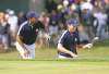 Tribune Media MCT
Jos�� M. Osorio / Chicago Tribune / MCT Tiger Wood and Matt Kuchar have a laugh on the first hole during a Ryder Cup practice round Thursday.