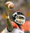 CP
Darryl Dyck / the canadian press archives
Calgary Stampeders quarterback Kevin Glenn is having a solid season. He has several weapons to work with.