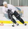 WAYNE GLOWACKI / WINNIPEG FREE PRESS 
Winnipeg Jets centre Olli Jokinen, working out at the MTS Iceplex Monday morning,is keeping a positive attitude regarding the lockout.