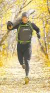 Ruth Bonneville / Winnipeg Free Press
Caelin White trains for the World's Toughest Mudder competition.