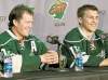 Jim Mone / The Associated Press Archives
At the same time NHL bossman Gary Bettman was complaining about the costs of player salaries, the Minnesota Wild dropped $196 million on these two: free agents Ryan Suter (left) and Zach Parise.