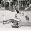 JON THORDARSON / WINNIPEG FREE PRESS / WINNIPEG TRIBUNE ARCHIVES
Joe Daley makes a save for the Jets during a WHA game on May 20, 1978.