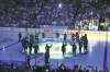 REUTERS
fred greenslade / reuters archives
Oct. 9, 2011: The Winnipeg Jets salute the 15,004 fans at Game 1 of Jets 2.0, the first of 41 consecutive sellouts at the MTS Centre.