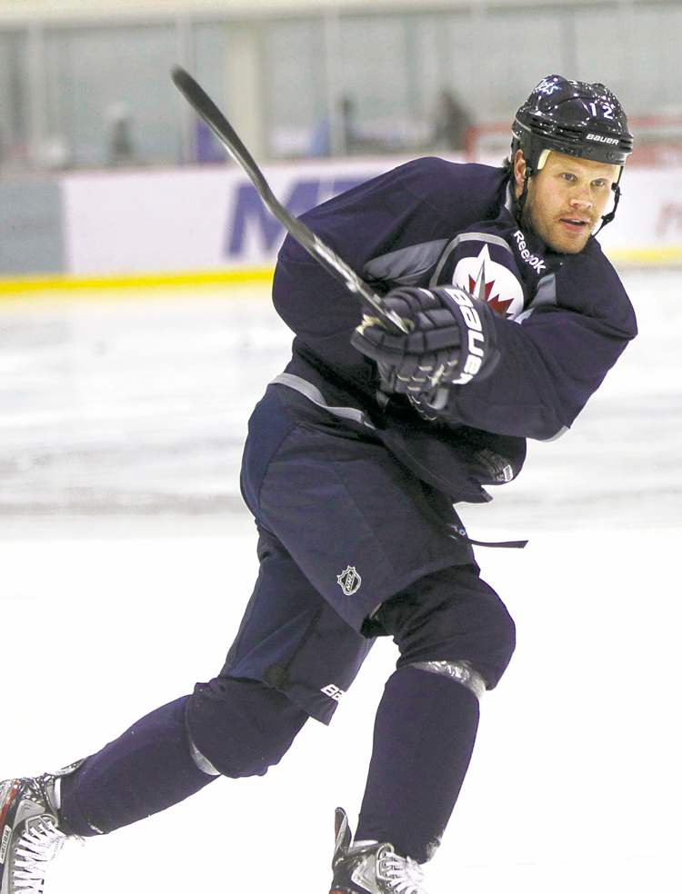 WAYNE GLOWACKI / WINNIPEG FREE PRESS archives
Jets forward Olli Jokinen always offers an interesting take on the ongoing NHL lockout.
