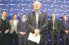 CP
Chris Young / THE CANADIAN PRESS
NHLPA boss Donald Fehr (centre) stands with players (from left) Detroit's Daniel Cleary, Edmonton's Shawn Horcoff, Pittsburgh's Sidney Crosby, Carolina's Eric Staal and Phoenix's Shane Doan on Thursday.