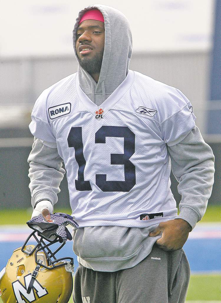 JOE BRYKSA / WINNIPEG FREE PRESS
Winnipeg Blue Bombers rookie Chris Matthews leads the team in every meaningful receiving category.