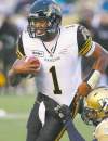 John Woods / THE CANADIAN PRESS ARCHIVES
Tiger-Cats QB Henry Burris can be awesome or awful, depending on the day of the week. The Bombers are hoping for the bad Burris today.