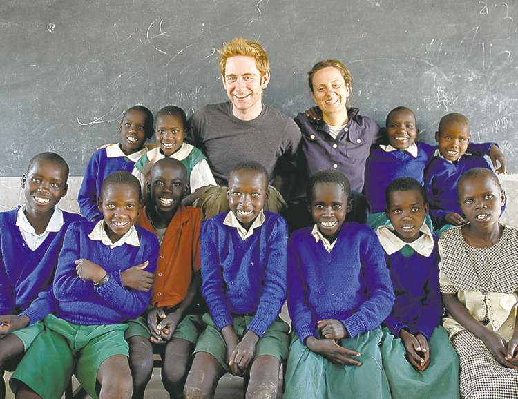 Photos courtesy of Free The Children
Pop-folk-country duo Renée Lamoureux and Keith Macpherson travelled to Kenya to help children and signed on to become Canadian musical ambassadors for Free the Children.