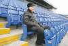 Wayne Glowacki / Winnipeg Free Press archives
Longtime Bombers fan Tom Goodhand was among a handful of people in the stands Friday for the team's last practice at Canad Inns Stadium.