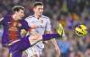 CP
manu fernandez / the associated press archivesFC Barcelona�s mighty Messi (left) fires a shot against Zaragoza in La Liga action on Saturday.