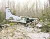 RCMP handout
The wreck of the plane lies in bush about 10 kilometres east of Snow Lake. Mark Gogal, a Snow Lake resident, was killed.