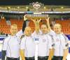 michael burns / handout photo
(From left) skip Jeff Stoughton, third Jon Mead, second Reid Carruthers and lead Mark Nichols defeated Glenn Howard 4-3 Sunday to win the Canada Cup of Curling.