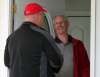 CHARLES TWEED / BRANDON SUN FILES
While political candidates are increasingly using social media to connect with potential voters, meeting them face to face is still very important.