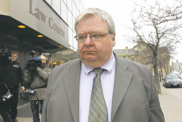 Trevor Hagan / Winnipeg Free Press archives
Mark Stobbe leaves court March 29, 2012. He was found not guilty of second-degree murder in the 2000 killing of his wife, Beverly Rowbotham.