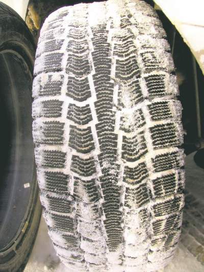 The aggressiveness of the tread pattern can provide some insight into how the tires will perform in deeper snow and slush.