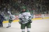 UND Athletics / Peter Bottini
Recruited and drafted as a defenceman, Tucker Poolman has made a seamless transition to forward at UND while also dropping back to play the point on the power play.