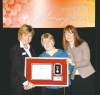HANDOUT
Shirley Atkins receives award from Donna Boyd (left), director of development, MS Society of Canada, Manitoba division and Jennifer Moszynski, board chairwoman.