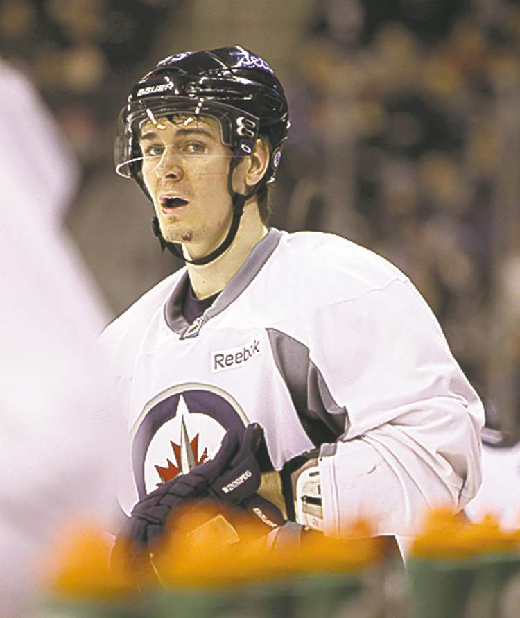 MIKE DEAL / WINNIPEG FREE PRESS
Noel does Scheifele shuffle: One more from Noel, when asked what line or with whom he envisioned Scheifele playing: “All that stuff will play out. I mean, I know you guys will read into this. He’s on the third line, the second line, the first line... if you guys wouldn’t mind, could you just let me know who is first, second, third and fourth line? That would be appreciated. Then I can call them as such.”