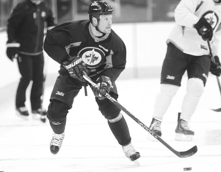 Phil Hossack / Winnipeg Free Press
Free agent pickup Olli Jokinen should eat up minutes, provide leadership and put up points as a top Jets centre.