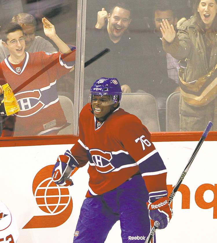 John Kenney / postmedia news
Canadiens defenceman P.K. Subban signed a two-year deal worth US$5.75 million.