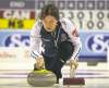 ryan remiorz / the canadian press
Nova Scotia curler Colleen Jones makes a shot in a 7-6 loss to Team Canada Sunday. Her rink is winless in four tries.