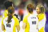 REUTERS
Mark Blinch / REUTERSManitoba skip Jennifer Jones enjoys a chuckle with her teammates during a break in play against New Brunswick during the 16th draw at the Scotties on Friday in Kingston, Ont.
