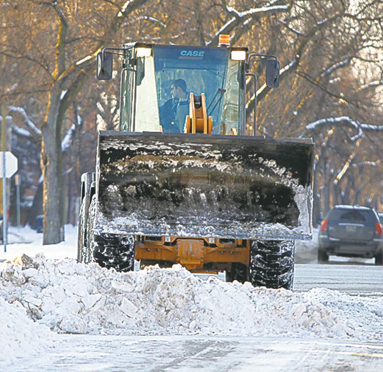 January snowfall eats up plowing budget Winnipeg Free Press