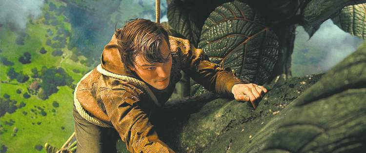 CP
Warner Bros. Pictures
Nicholas Hoult, as Jack, climbs the giant beanstalk.