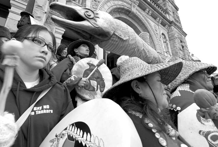 Jonathan Hayward / THE CANADIAN PRESS archives
A mass sit-in at the legislature in Victoria, B.C. in October was a sign of more to come.