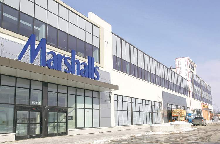 WAYNE GLOWACKI / WINNIPEG FREE PRESS
Winnipeg's first Marshalls store, in the Polo North development, is scheduled to open April 4.