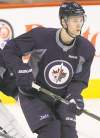 WAYNE GLOWACKI/WINNIPEG FREE PRESS archives
James Wright finally found the back of the net Saturday night.