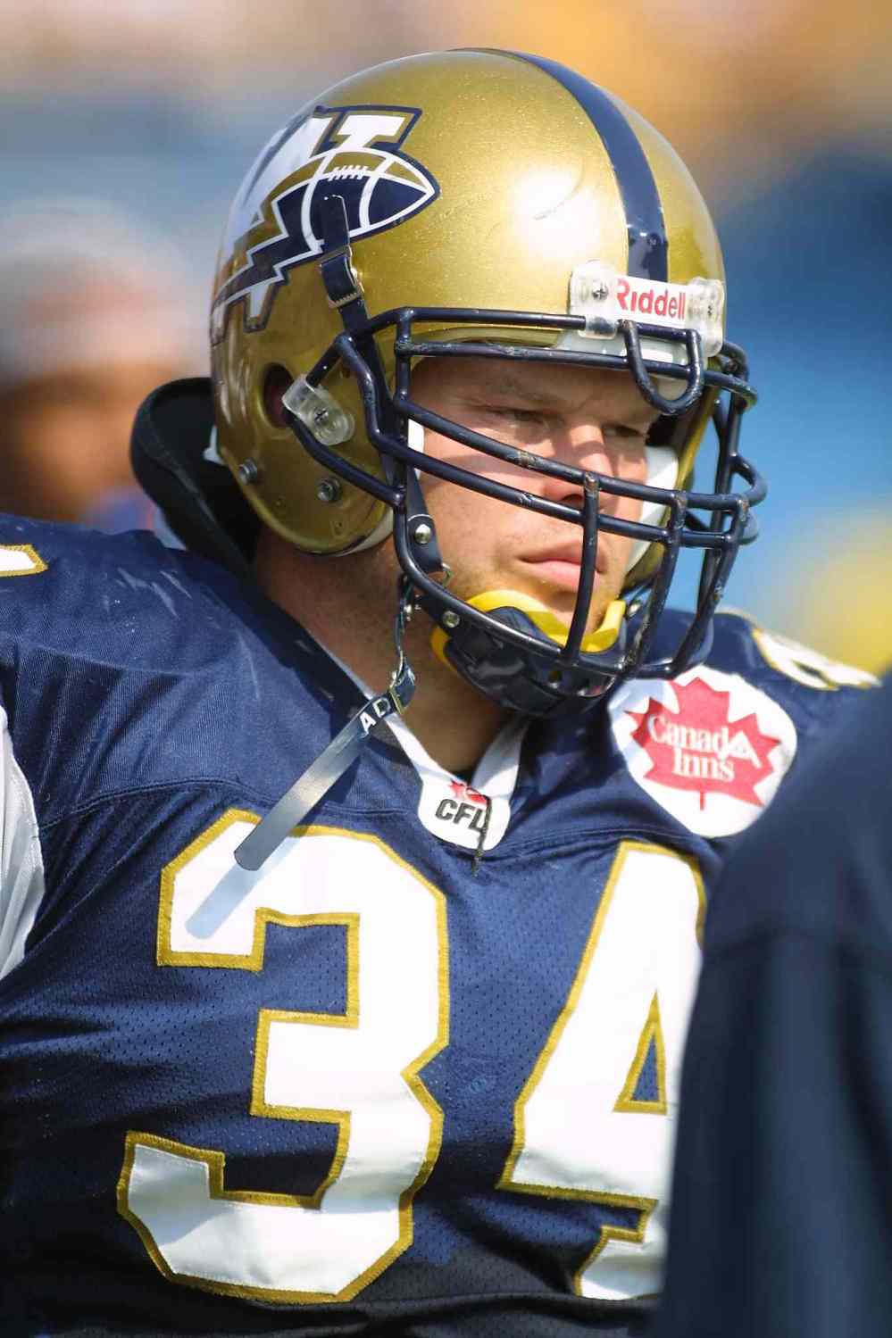 Mike Deal / Winnipeg Free Press Files
‘There’s no secret to it. I never thought of myself as an underdog’: Bombers president Wade Miller, seen above in his playing days as a Blue Bomber.
