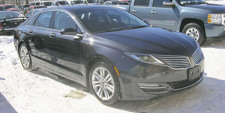 The first 2013 Lincoln MKZ arrived at Winnipeg Ford-Lincoln dealers about two weeks ago.