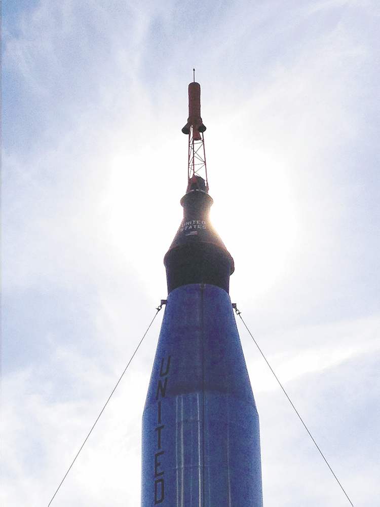 Postmedia
A Mercury capsule sits atop one of the rockets in the Kennedy Space Center Visitor Complex�s rocket garden.