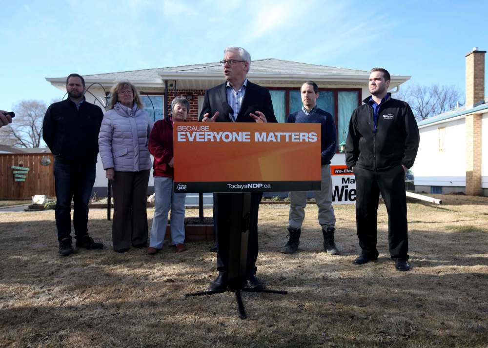 RUTH BONNEVILLE / WINNIPEG FREE PRESS
Leader Greg Selinger says the NDP is committed to keeping PowerSmart as part of Hydro.