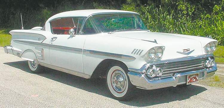 The hardtop couple Impala was the flagship of the Chevrolet line.