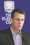 Mike Deal / Winnipeg Free Press
Mark Chipman, chairman of the Winnipeg Jets True North Foundation, announces a new partnership between The Players Cup and the Winnipeg Jets True North Foundation Wednesday afternoon at the MTS Centre.