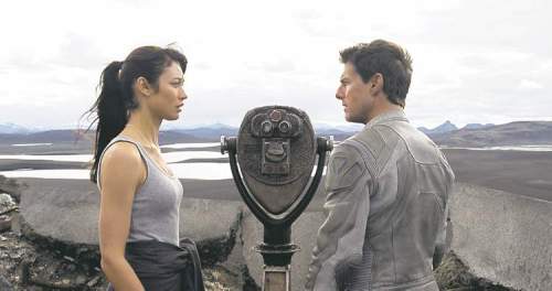 CP
Universal Pictures Olga Kurylenko and Tom Cruise in a scene from Oblivion.