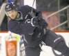 WAYNE GLOWACKI / WINNIPEG FREE PRESS
Jets rookie defenceman Paul Postma works out Friday. Paired with Mark Stuart against Carolina on Thursday, he played 15 minutes and potted his fourth goal.