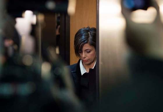 Darren Calabrese / The Canadian Press filesMarie Henein, criminal defence lawyer for CBC Radio host Jian Ghomeshi, is surrounded by media while arriving at court in Toronto on Thursday, February 26, 2015.