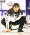 CNS
michael burns photo archivesEdmonton skip Cathy King needed an extra end to beat Sweden in a semifinal earlier Saturday.